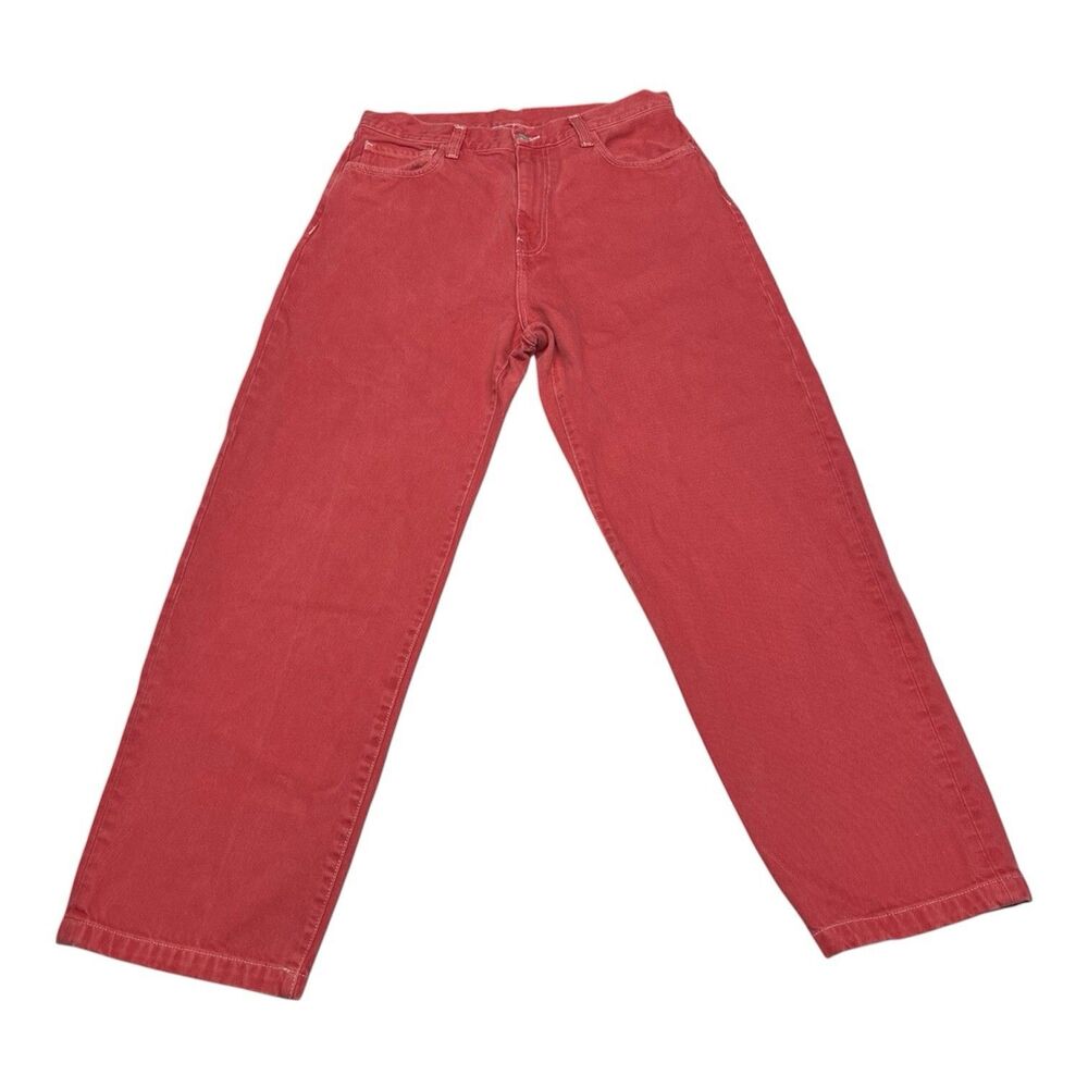 Carhartt WIP Landon Baggy Pant Red Jeans Size 32
